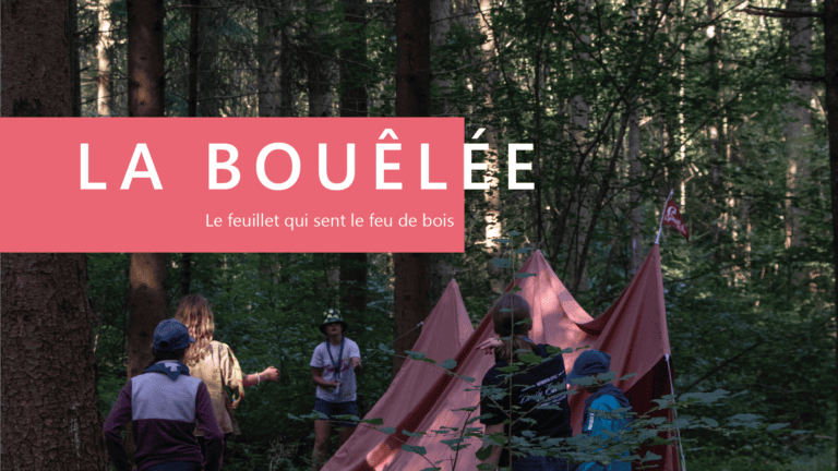 Page du journal du groupe scouts "La Bouêlée"